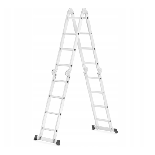 4x4 scharnierende aluminium ladder met platform